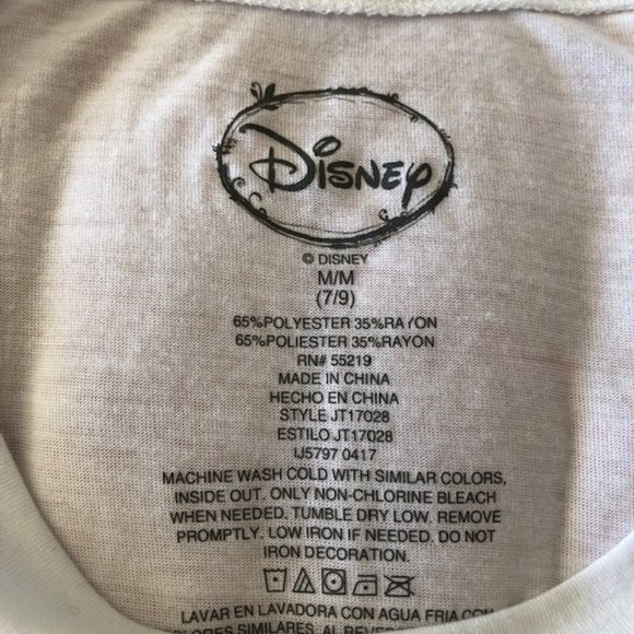 DIsney Rhinestone Mickey Hi-Lo Top- Silver, Blue, Black - Sz M - NWOT - Picture 5 of 5